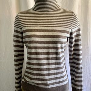 Vintage Esprit Striped S turtleneck sweater 80s